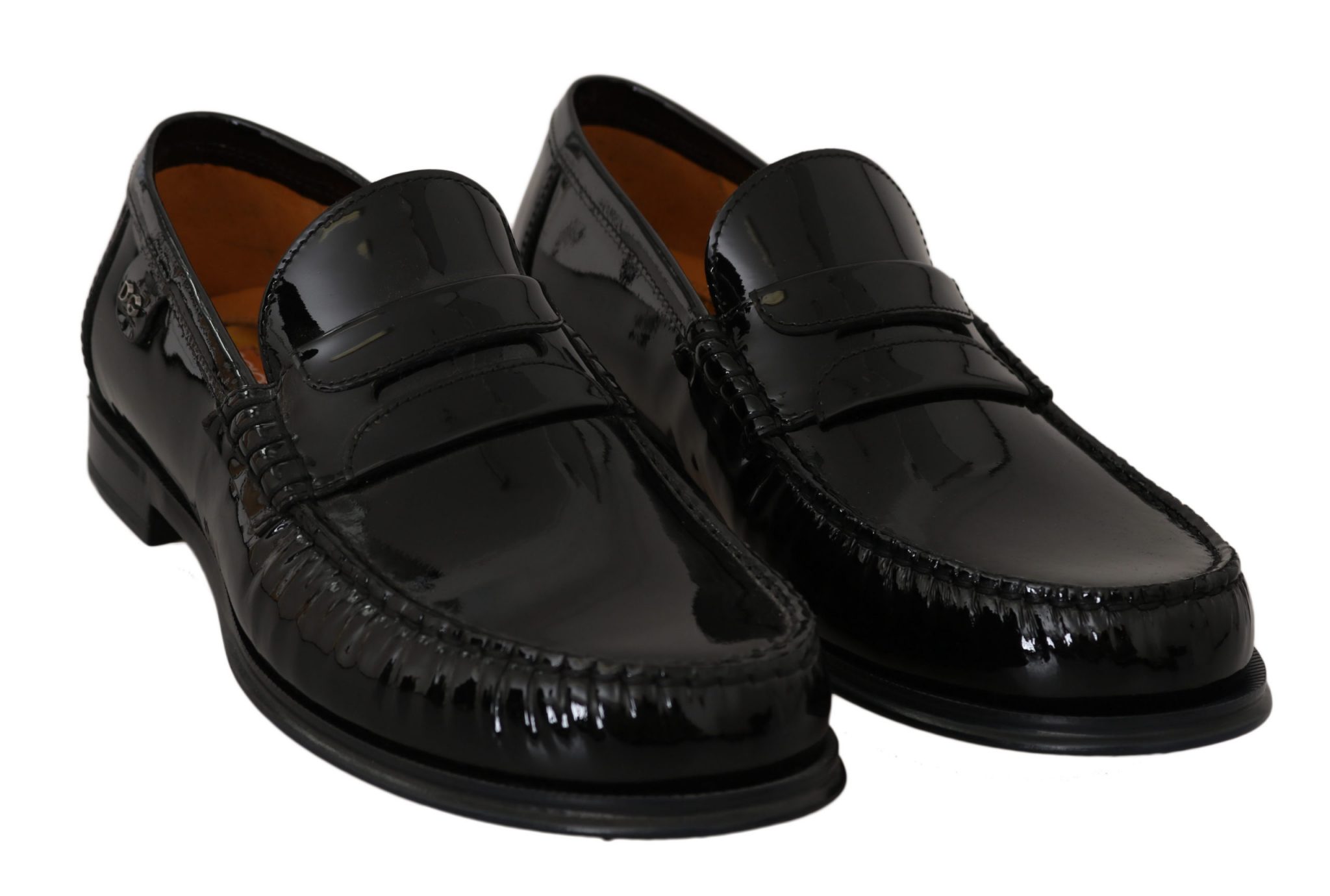 Black Patent Leather Moccasins Dress Shoes - Youarrived