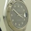 Rolex 116334 Steel & W. Gold 41mm Grey Diamond Dial Oyster Perpetual Datejust II