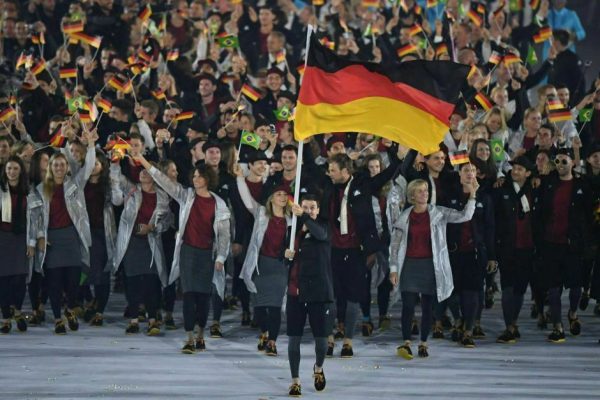 GERMANY FLAG RIO 2016 OLYMPIC GAMES -NOT a RARE - IT's a UNIQUE COLLECTIBLE ITEM