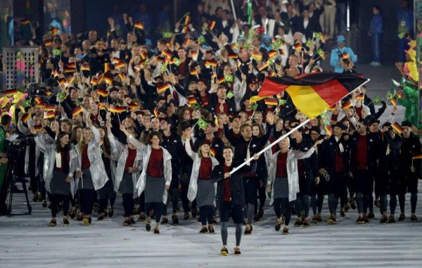 GERMANY FLAG RIO 2016 OLYMPIC GAMES -NOT a RARE - IT's a UNIQUE COLLECTIBLE ITEM