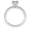 2.29ct Internally Flawless Round Diamond Engagement Ring E-IF GIA certified
