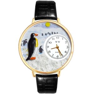 Penguin Watch in Gold Large