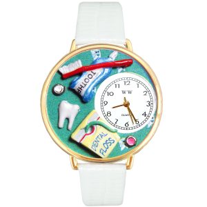 Dental Assistant Watch in Gold Large