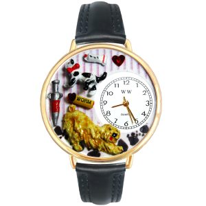 Veterinarian Watch in Gold Large