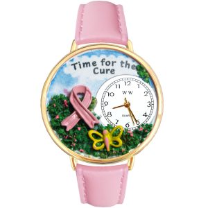 Time for the Cure Watch in Gold Large