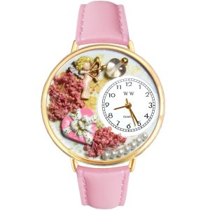 Valentine s Day Watch Pink in Gold Large