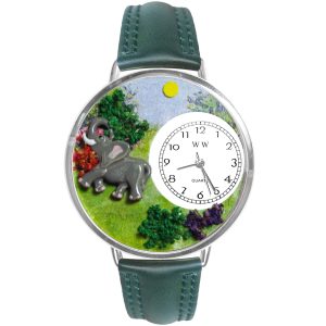 Elephant Watch in Silver Large