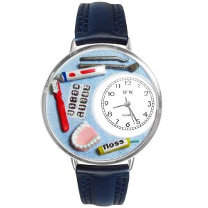 Dentist Watch in Silver Large