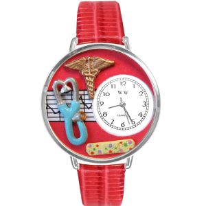 Nurse 2 Red Watch in Silver Large