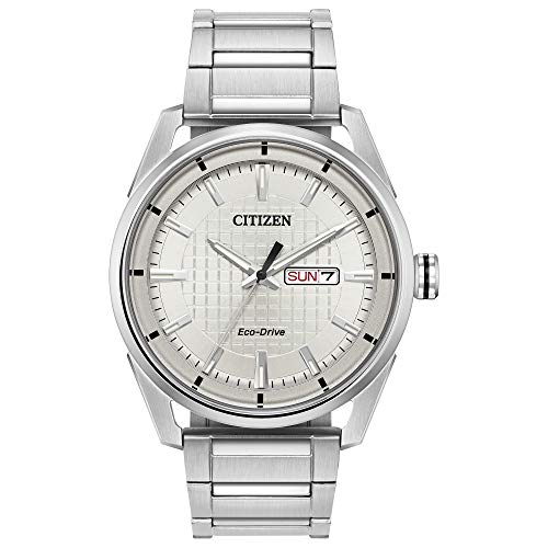 Citizen Eco-Drive Weekender Mens Watch, Stainless Steel with Polyurethane  Strap