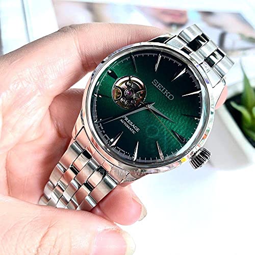 Seiko Presage Cocktail Time 'Grasshopper' Open Heart Green Dial Watch  SSA441J1 - Youarrived