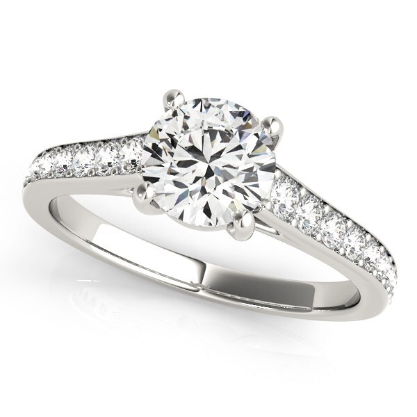 14K White Gold Mens 9 Stone 1/2 carat Diamond Wedding Band Ring