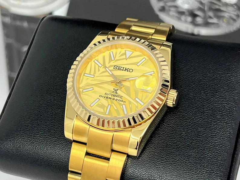 Seiko Palm Gold On Gold Datejust 36mm - Youarrived